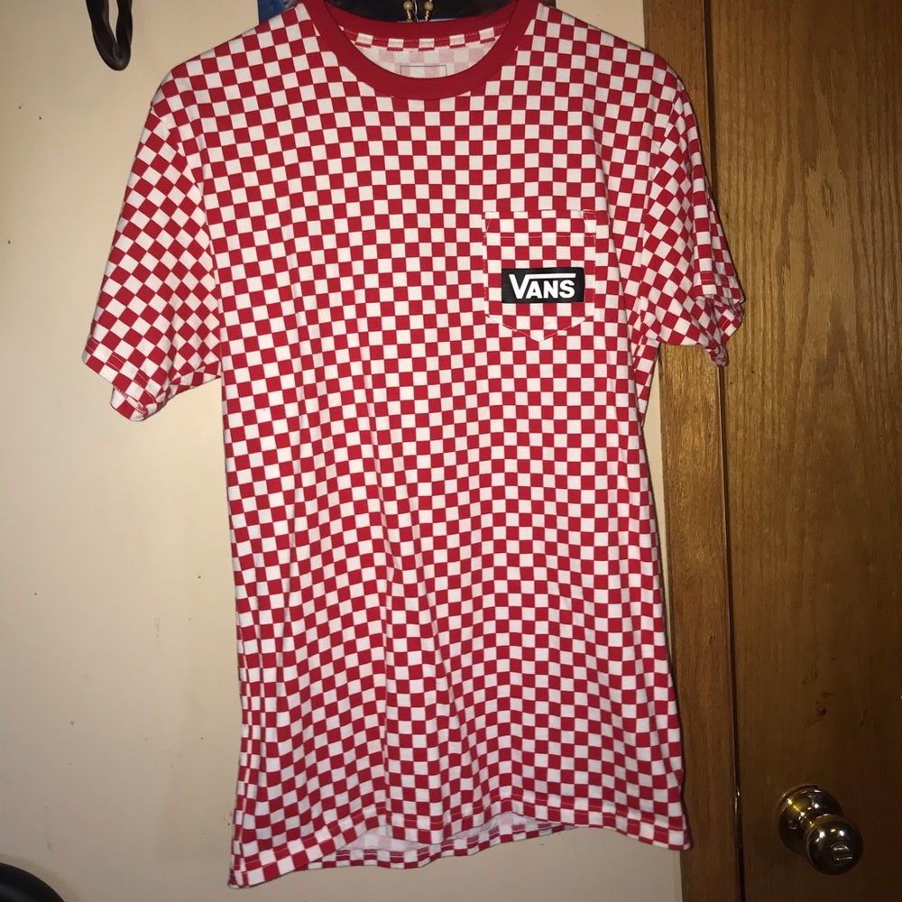 Vans Checkerboard Red/White